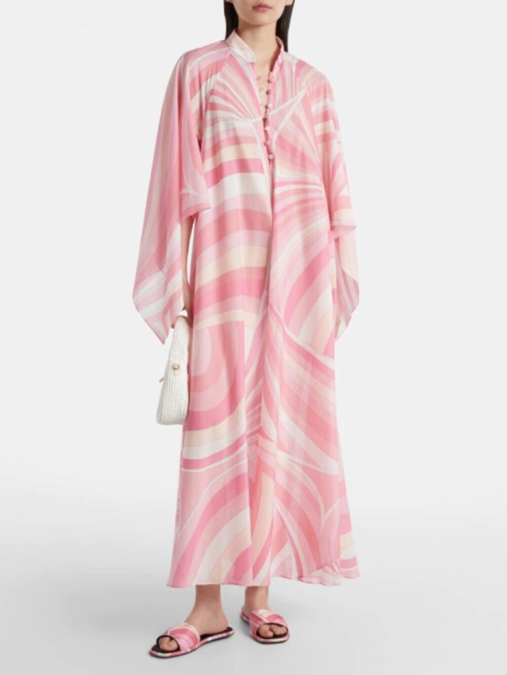 Pucci Iride-print Kaftan in Cotton-muslin